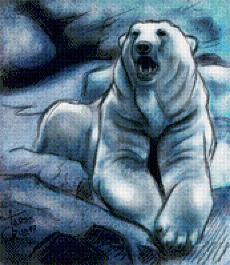 Белый медведь - белый медведь - предпросмотр