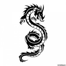 Оригинал схемы вышивки «дракон» (№834263)