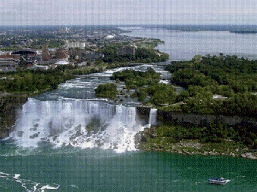 водопад вода - природа - предпросмотр