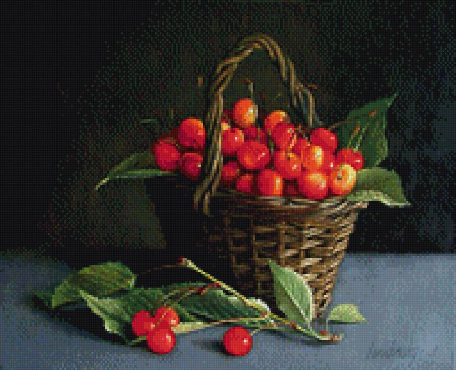 ягоды - натюрморт, черешня - предпросмотр