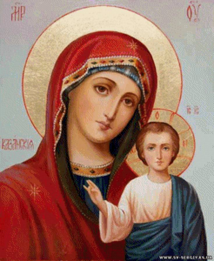 Казанская богородица - икона - предпросмотр