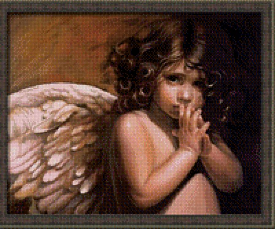 Ангел - ребенок, ангел, крылья - предпросмотр