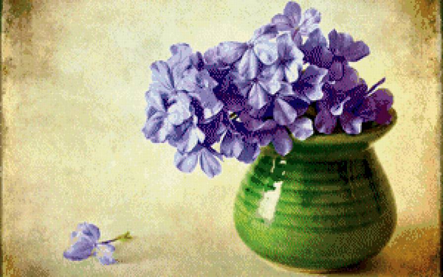 ваза с цветами - цветы, ваза, букет - предпросмотр