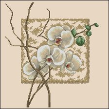 Оригинал схемы вышивки «орхидея» (№842475)
