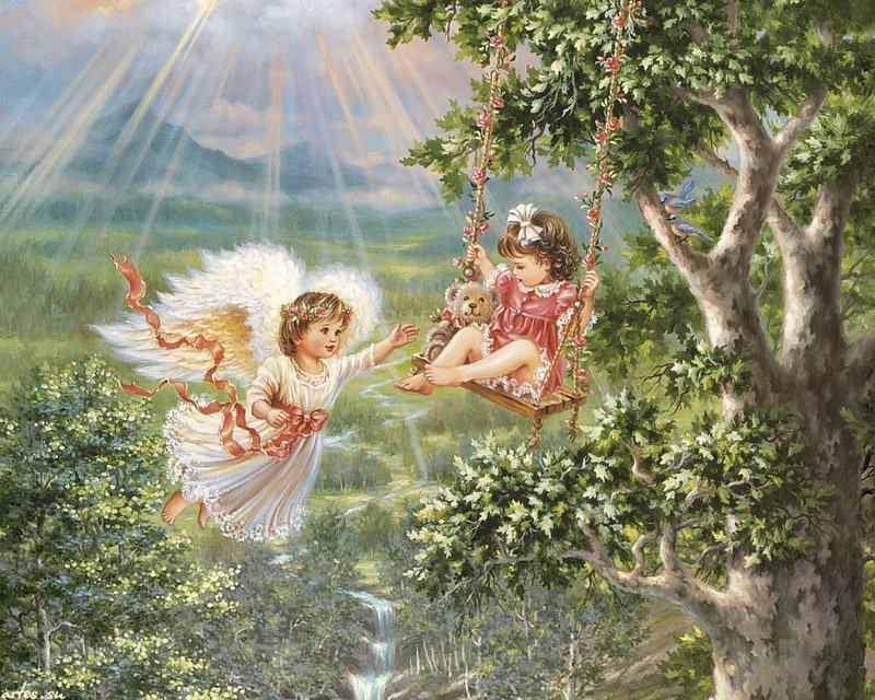 ангел - діти, ангелик, природа - оригинал