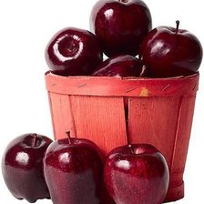 Оригинал схемы вышивки «ведерко яблок» (№849086)