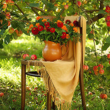 Схема вышивки «под яблоней»