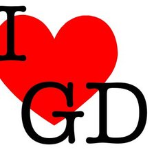 Схема вышивки «Green day I love GD»