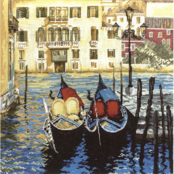 венеция - венеция., вода, лодки - оригинал