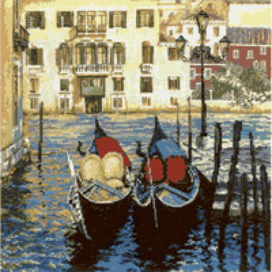 венеция - венеция., вода, лодки - предпросмотр