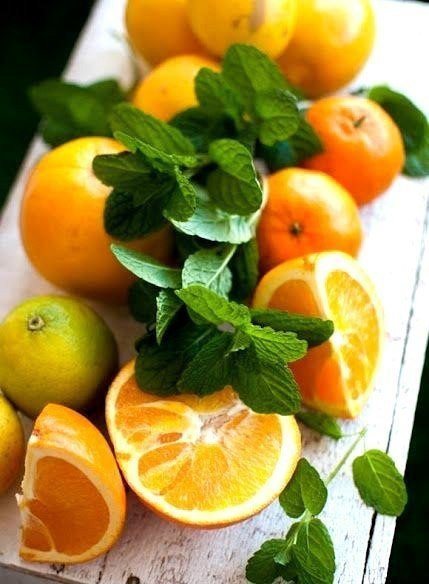 Апельсины и мята - на кухню, апельсин, мята - оригинал