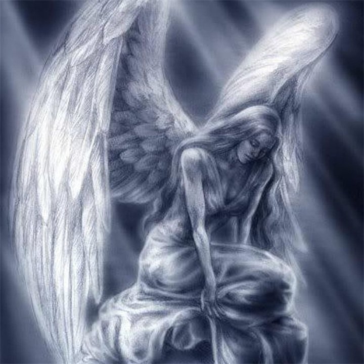 Ангел Хранитель - ангел, девушка, свет - оригинал