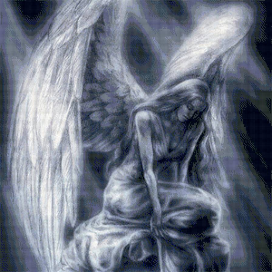 Ангел Хранитель - девушка, свет, ангел - предпросмотр