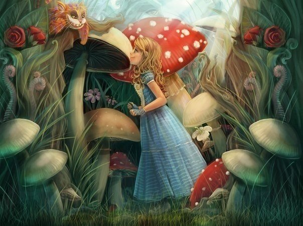 Алиса - алиса в стране чудес, сказка, фэнтези - оригинал