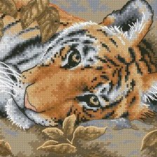 Оригинал схемы вышивки «Тигр» (№856183)