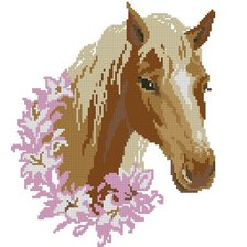 Оригинал схемы вышивки «Лошадь» (№856209)