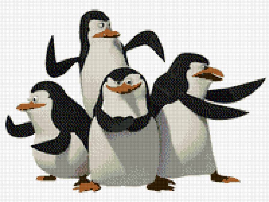 Пингвины - смешное, мадагаскар, мультик, пингвины, животные - предпросмотр