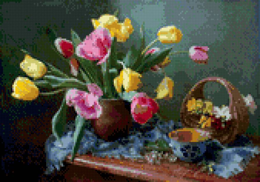 Натюрморт6 - тюльпаны - предпросмотр