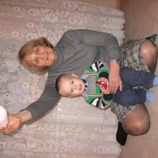 бабушка с внуком