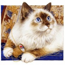 Оригинал схемы вышивки «серия ,,кошки"» (№860414)