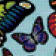 Предпросмотр схемы вышивки «бордюр бабочки» (№861663)