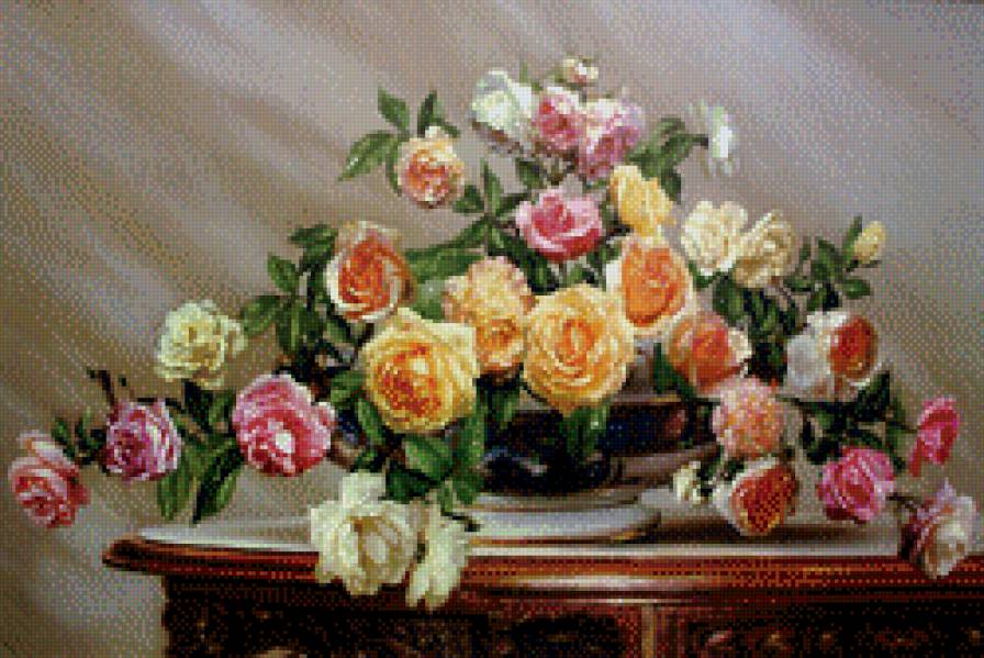 букет из роз - цветы, красивые букеты, розы - предпросмотр