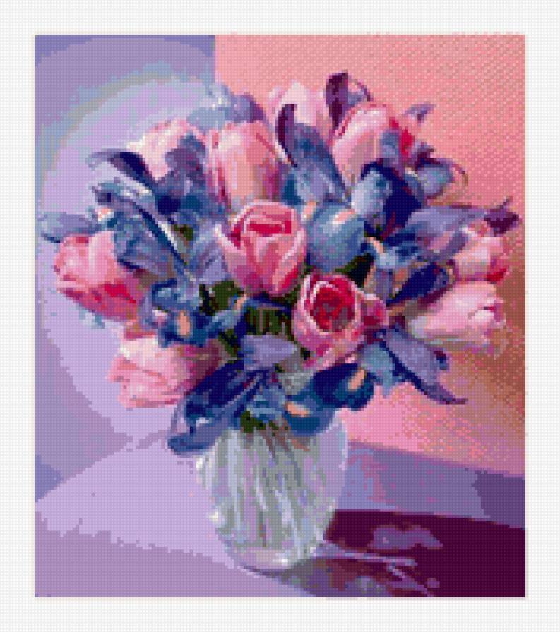 Букет тюльпанов - тюльпаны, цветы, букет - предпросмотр