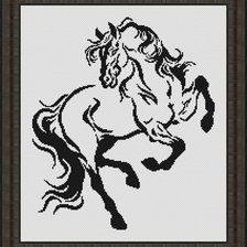 Оригинал схемы вышивки «лошадь» (№868049)