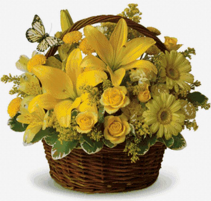 букет  лилии - натюрморт, цветы - предпросмотр