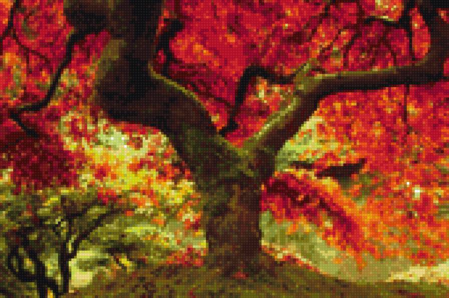 Осеннее дерево - осень, дерево - предпросмотр