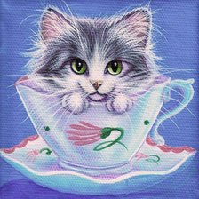 Оригинал схемы вышивки «серия ,,кошки"» (№876039)