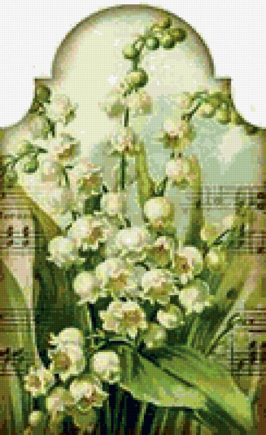 открытка - открытка, весна, цветы, ландыши - предпросмотр