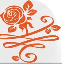 Оригинал схемы вышивки «Роза» (№878788)