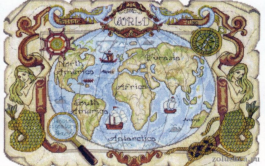 Карта мира - карта - оригинал