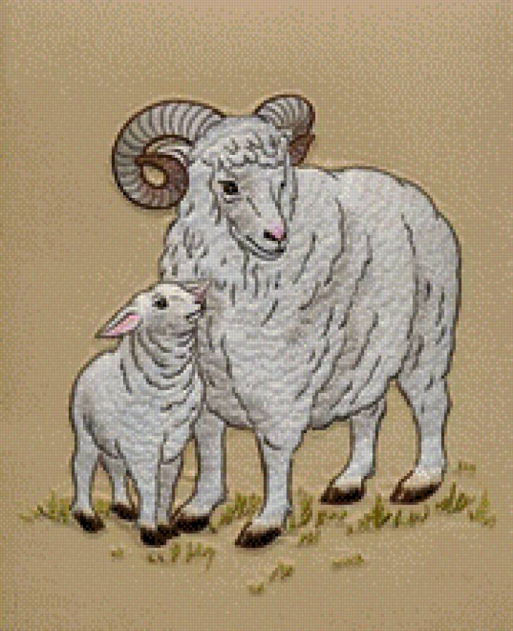 Год Барана - овца, баран - предпросмотр