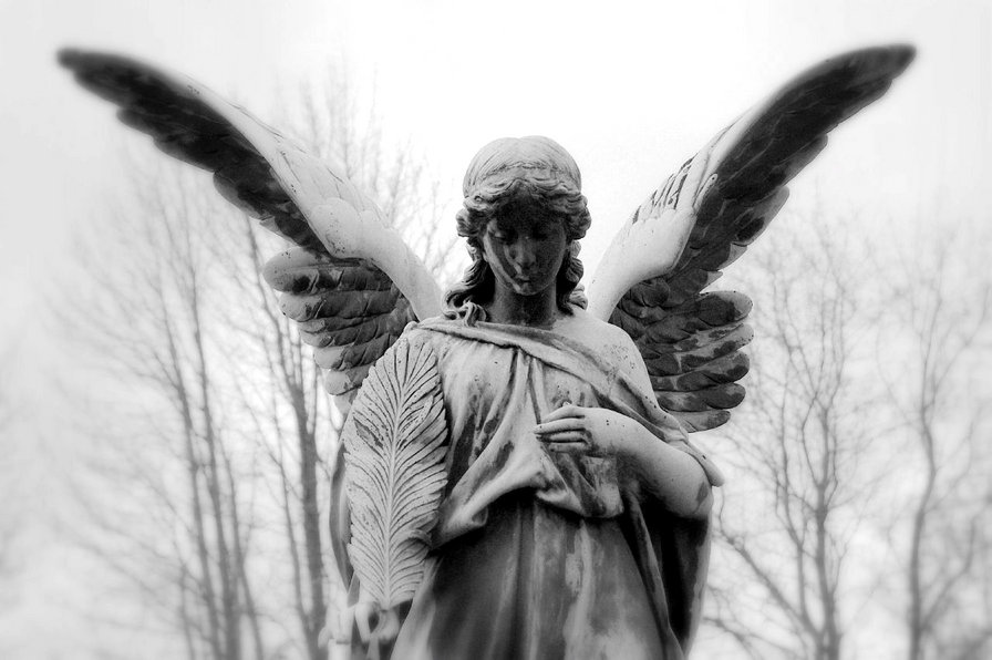 Скульптура ангела - скульптура, ангел - оригинал