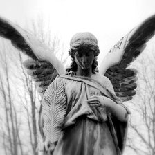 Схема вышивки «Скульптура ангела»