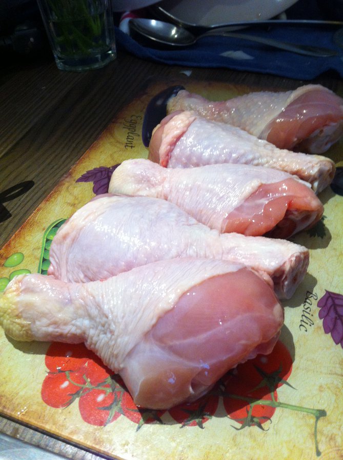 приятного аппетита - курица, голень, мясо, куриные ножки - оригинал