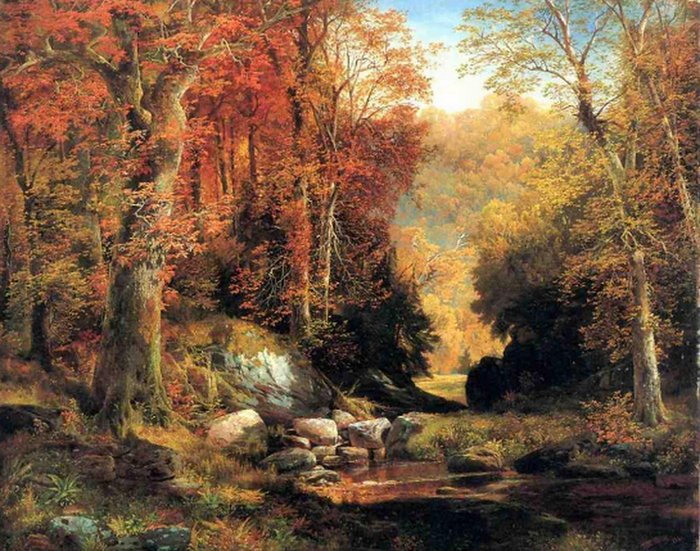 Осенний лес - пейзаж - оригинал