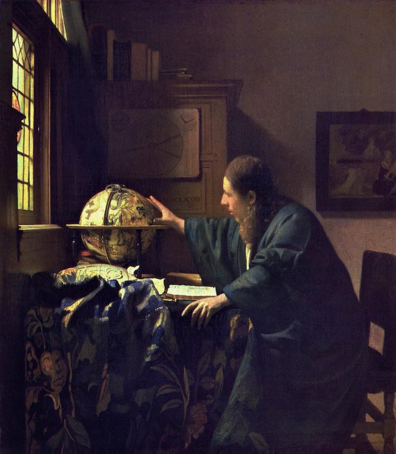 El astronomo [Vermeer] - arte-pintores - оригинал