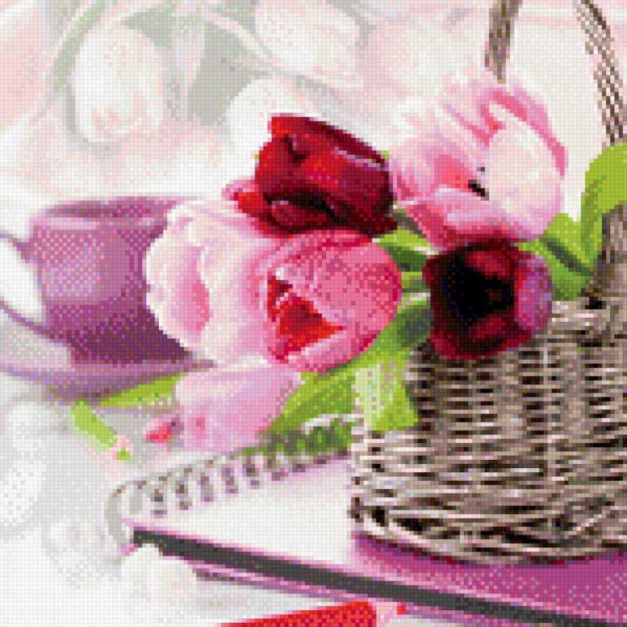 Тюльпаны - тюльпаны, натюрморт, цветы - предпросмотр