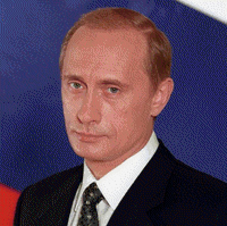 Путин В.В. - портрет, мужчна - предпросмотр