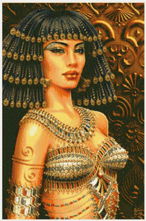 женский образ - египет, богиня, женщина, клеопатра, портрет, девушка - предпросмотр