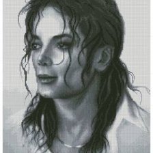 Оригинал схемы вышивки «Майкл Джексон» (№883485)