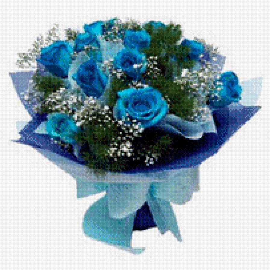 Синие цветы - цветы - предпросмотр