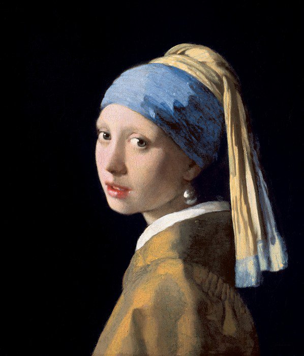 Девушка с жемчужной сережкой - девушка, портрет, вермеер - оригинал