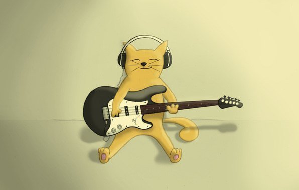 Рок- кот - рок., кот, музыка - оригинал