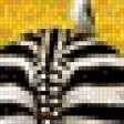 Предпросмотр схемы вышивки «зебры» (№886177)