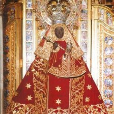 Схема вышивки «Virgen de Guadalupe Extremeña»