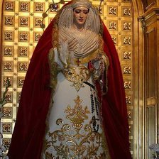 Схема вышивки «Virgen de las Lagrimas y del Consuelo [Alcala de Henares]»